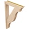 Ekena Millwork 5 1/2-in W x 26-in D x 38-in H Funston Trad Rough Cedar Woodgrain TimberThane Outlooker, Primed Tan OUTUR055X26X38FST04RCPR - alternate 4